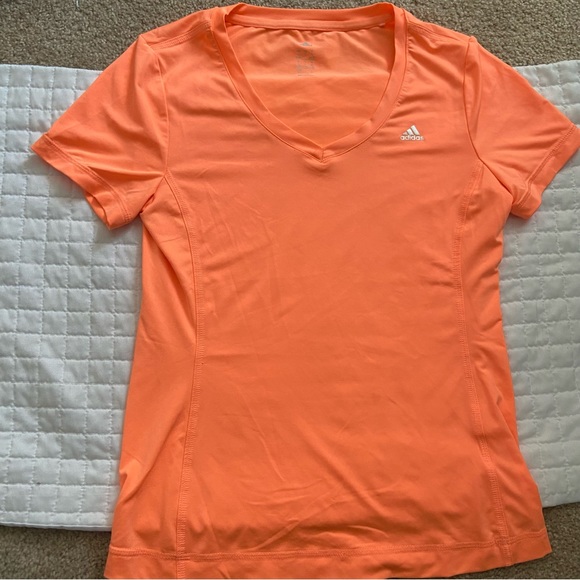 Adidas Coral Climalite Workout Top - Picture 1 of 3